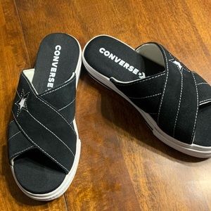 Converse One Star Sandals. Size 7 women. Used